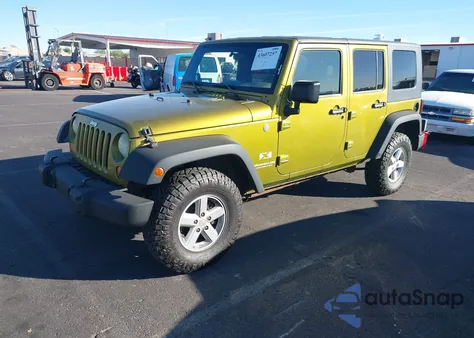 2008 Jeep Wrangler Unlimited X z USA, uszkodzony, nr VIN 1J4GA39108L501452